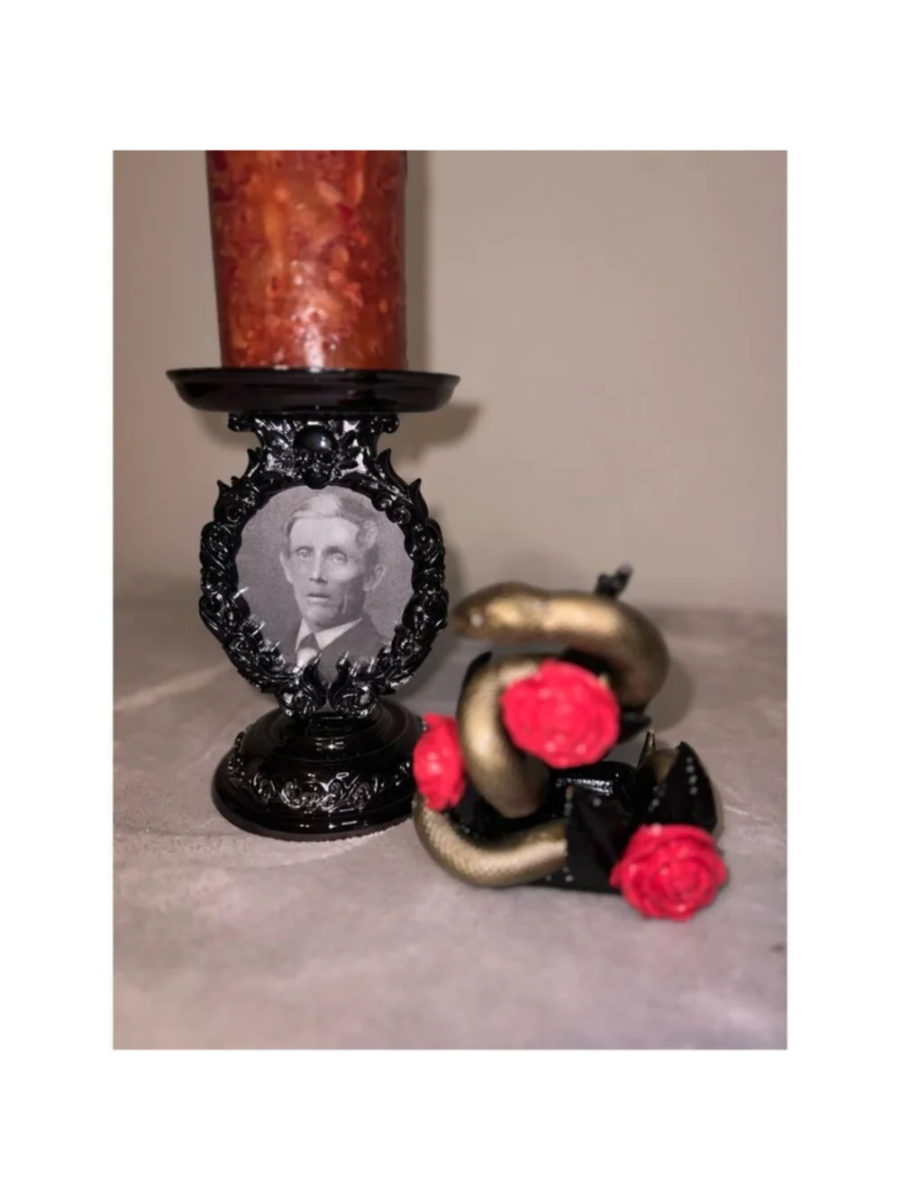 Lot of 2 Bath & Body Works Halloween 2023 Snakes & Soap/Candle Holder